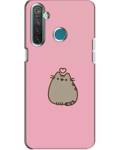 Чехол для Realme 5 с картинкой «Pusheen сердце» Чехол для Realme 5 с картинкой «Pusheen сердце»