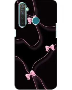 Чехол для Realme 5 с картинкой «Розовые ленты»