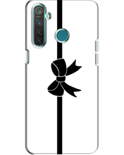 Чехол для Realme 5 с картинкой «Вертикальный бант»