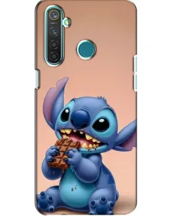 Чехол для Realme 5 с картинкой «Стич ест шоколад» Чехол для Realme 5 с картинкой «Стич ест шоколад»