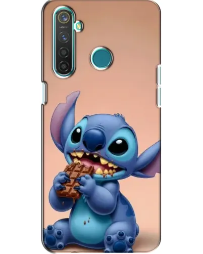 Чехол для Realme 5 с картинкой «Стич ест шоколад» Чехол для Realme 5 с картинкой «Стич ест шоколад»