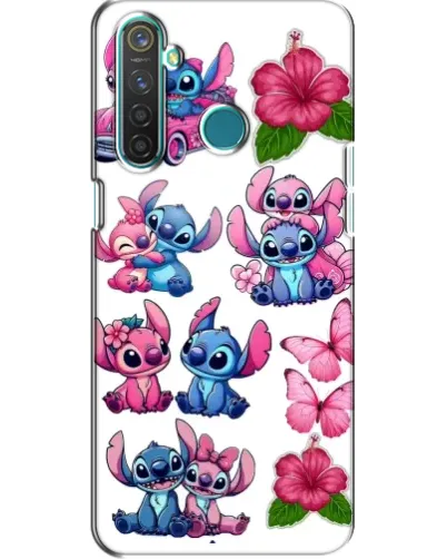 Чехол для Realme 5 с картинкой «Стикеры Stitch и Angel» Чехол для Realme 5 с картинкой «Стикеры Stitch и Angel»