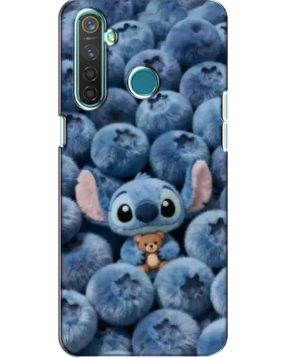 Чехол для Realme 5 с картинкой «Стич и голубика» Чехол для Realme 5 с картинкой «Стич и голубика»
