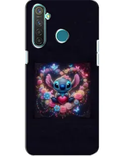 Чехол для Realme 5 с картинкой «Stitch в цветах» Чехол для Realme 5 с картинкой «Stitch в цветах»