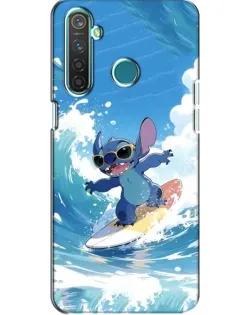 Чехол для Realme 5 с картинкой «Стич на волне» Чехол для Realme 5 с картинкой «Стич на волне»