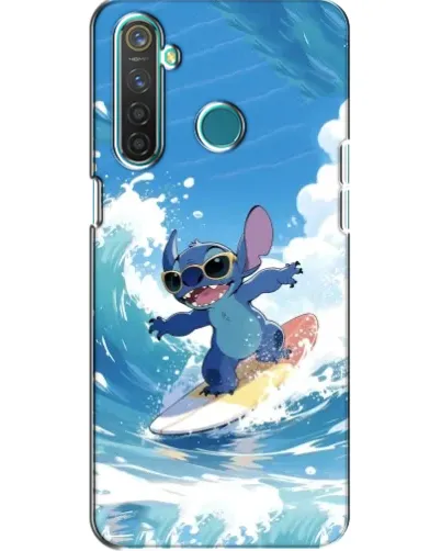 Чехол для Realme 5 с картинкой «Стич на волне» Чехол для Realme 5 с картинкой «Стич на волне»