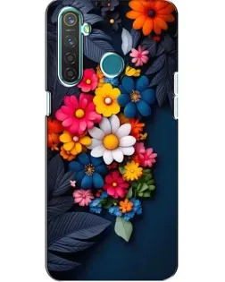 Чохол для Realme 5 з картинкою «Квіткова феєрія»