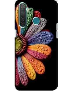 Чохол для Realme 5 з картинкою «Райдужна квітка»