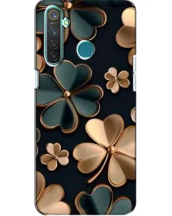 Чохол для Realme 5 з картинкою «Конюшина в золоті»
