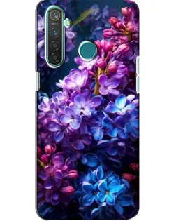 Чохол для Realme 5 з картинкою «Бузковий цвіт»