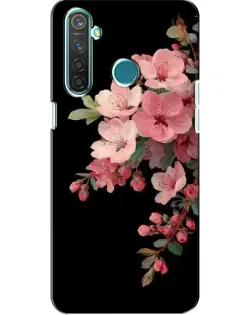 Чохол для Realme 5 з картинкою «Рожева гілка сакури»