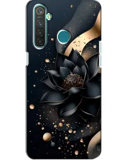 Чохол для Realme 5 з картинкою «Чорний лотос»