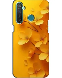 Чохол для Realme 5 з картинкою «Золоті пелюстки»