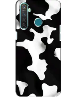 Чехол для Realme 5 с картинкой «Черно-белое пятно»