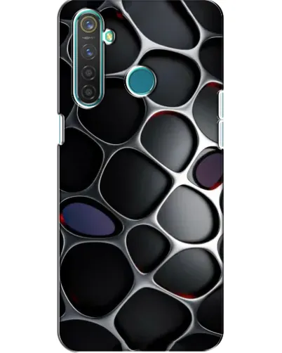 Чехол для Realme 5 с картинкой «Объемная темная решетка» Чехол для Realme 5 с картинкой «Объемная темная решетка»
