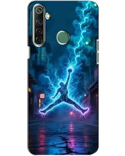 Чехол для Realme 6i с картинкой «Jordan Gold Jumpman»