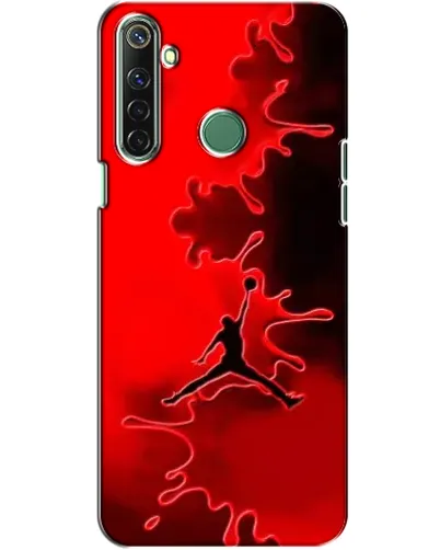 Чехол для Realme 6i с картинкой «Jordan Red Smoke»