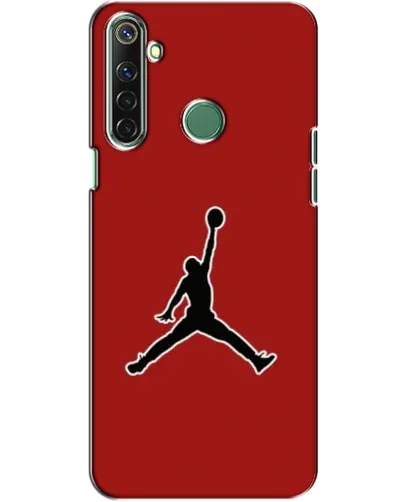 Чехол для Realme 6i с картинкой «Jordan Red Back»