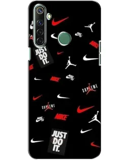 Чехол для Realme 6i с картинкой «Nike Mix Pattern»