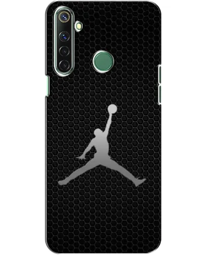 Чехол для Realme 6i с картинкой «Jordan Dark Carbon»