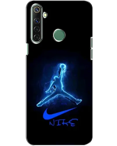 Чехол для Realme 6i с картинкой «Jordan Neon Blue»