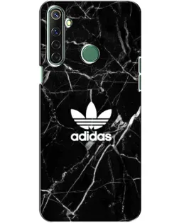 Чехол для Realme 6i с картинкой «Белый мрамор Adidas»