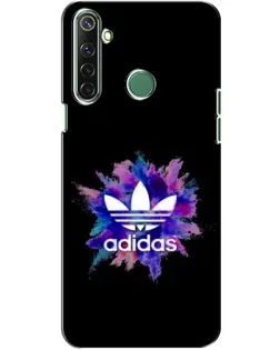 Чехол для Realme 6i с картинкой «Взрыв красок Adidas»