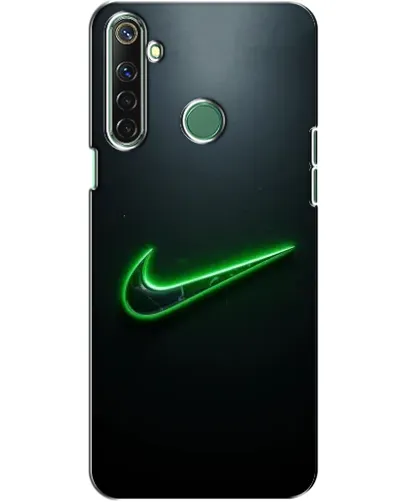 Чехол для Realme 6i с картинкой «Неоновый контур Nike»