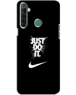 Чехол для Realme 6i с картинкой «Текстовый принт Nike»