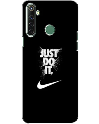 Чехол для Realme 6i с картинкой «Текстовый принт Nike»