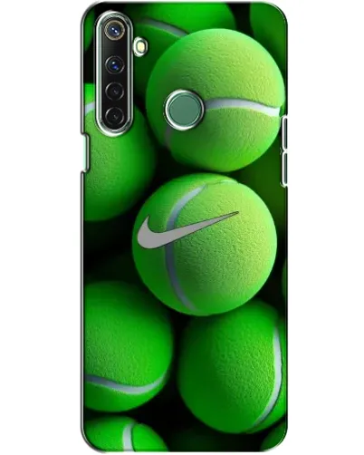 Чехол для Realme 6i с картинкой «Теннисные мячи Найк»