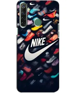 Чехол для Realme 6i с картинкой «Коллекция кроссовок Nike»