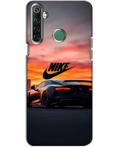 Чехол для Realme 6i с картинкой «Nike и суперкар»