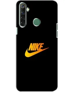 Чехол для Realme 6i с картинкой «Золотой логотип Nike»