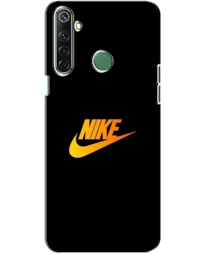 Чехол для Realme 6i с картинкой «Золотой логотип Nike»