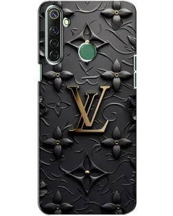 Чехол для Realme 6i с картинкой «Кожаная текстура LV»