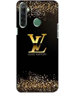 Чехол для Realme 6i с картинкой «LV — золотые искры»