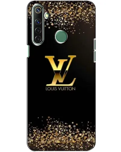 Чехол для Realme 6i с картинкой «LV — золотые искры»