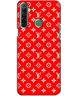 Чехол для Realme 6i с картинкой «Яркий паттерн LV»