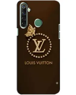Чехол для Realme 6i с картинкой «LV — золотая печать»