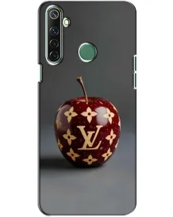 Чехол для Realme 6i с картинкой «Красное яблоко LV»