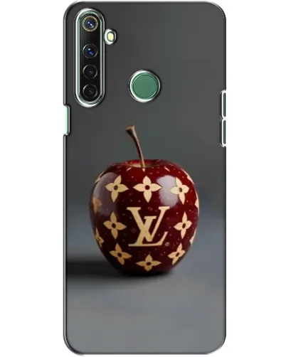 Чехол для Realme 6i с картинкой «Красное яблоко LV»