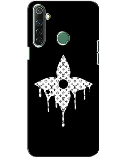 Чехол для Realme 6i с картинкой «Цветочная монограмма»