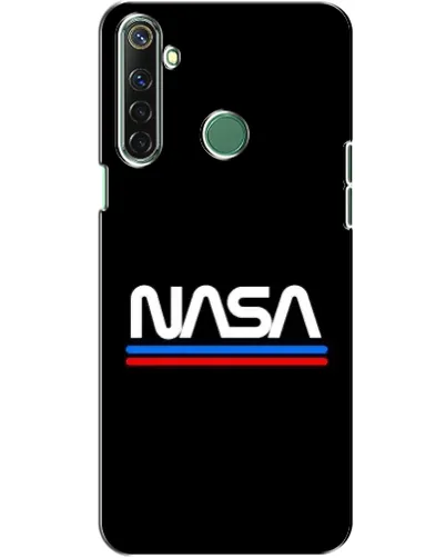 Чехол для Realme 6i с картинкой «NASA — классика Red Blue»
