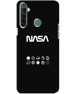 Чехол для Realme 6i с картинкой «NASA — технический принт»
