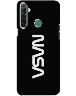 Чехол для Realme 6i с картинкой «NASA — вертикальный логотип»