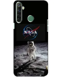 Чехол для Realme 6i с картинкой «Астронавт на Луне»