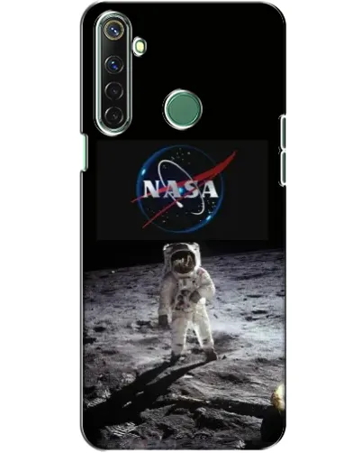 Чехол для Realme 6i с картинкой «Астронавт на Луне»