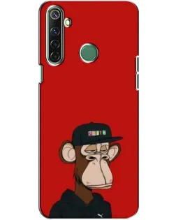 Чохол для Realme 6i з картинкою «Bored Ape — червоний фон» Чохол для Realme 6i з картинкою «Bored Ape — червоний фон»