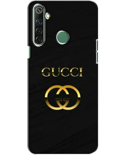 Чехол для Realme 6i с картинкой «Золотой логотип Gucci»